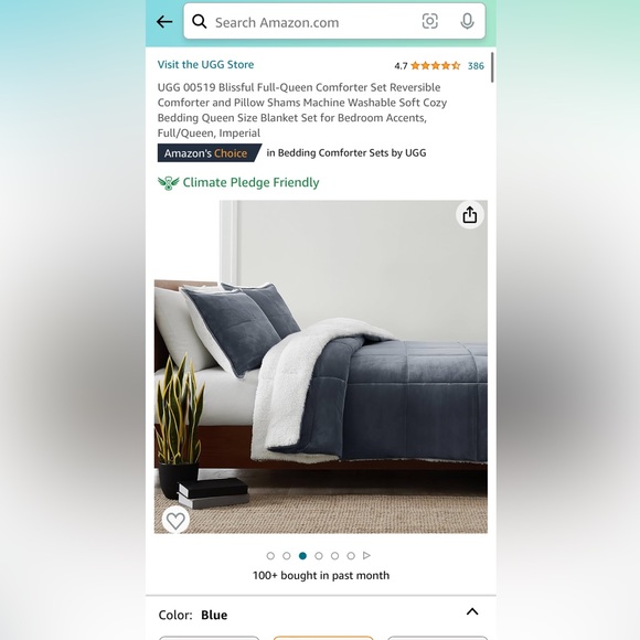 UGG Comforter Set Full/Queen - Picture 2 of 8